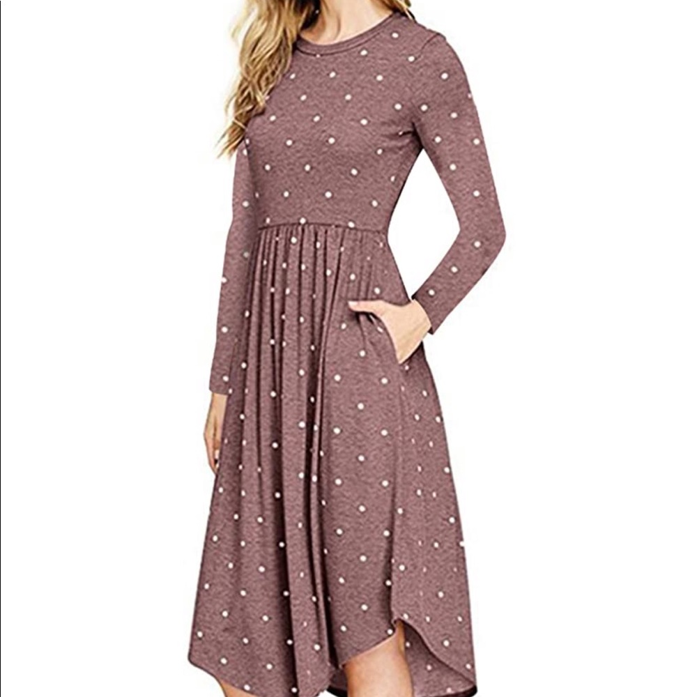 Long sleeved casual dress